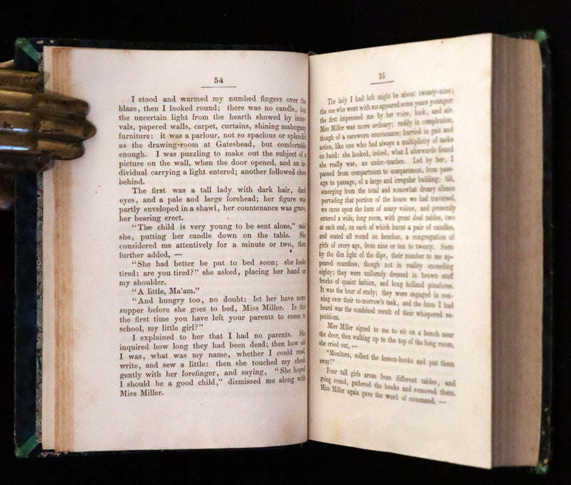 1850 Rare Early Edition - Jane Eyre, An Autobiography by Currer Bell (Charlotte Brontë).