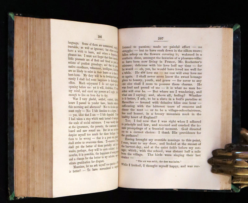 1850 Rare Early Edition - Jane Eyre, An Autobiography by Currer Bell (Charlotte Brontë).