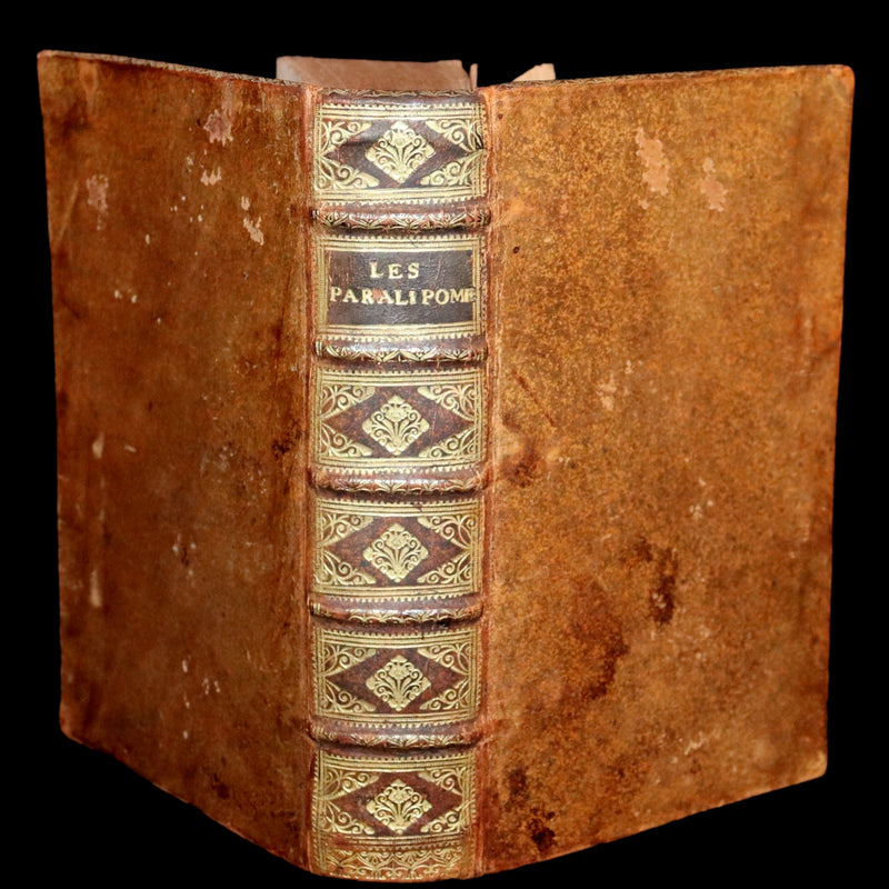 1693 Rare Latin French Bible - Book of Chronicles, Paralipomenon - Les Paralipomènes.