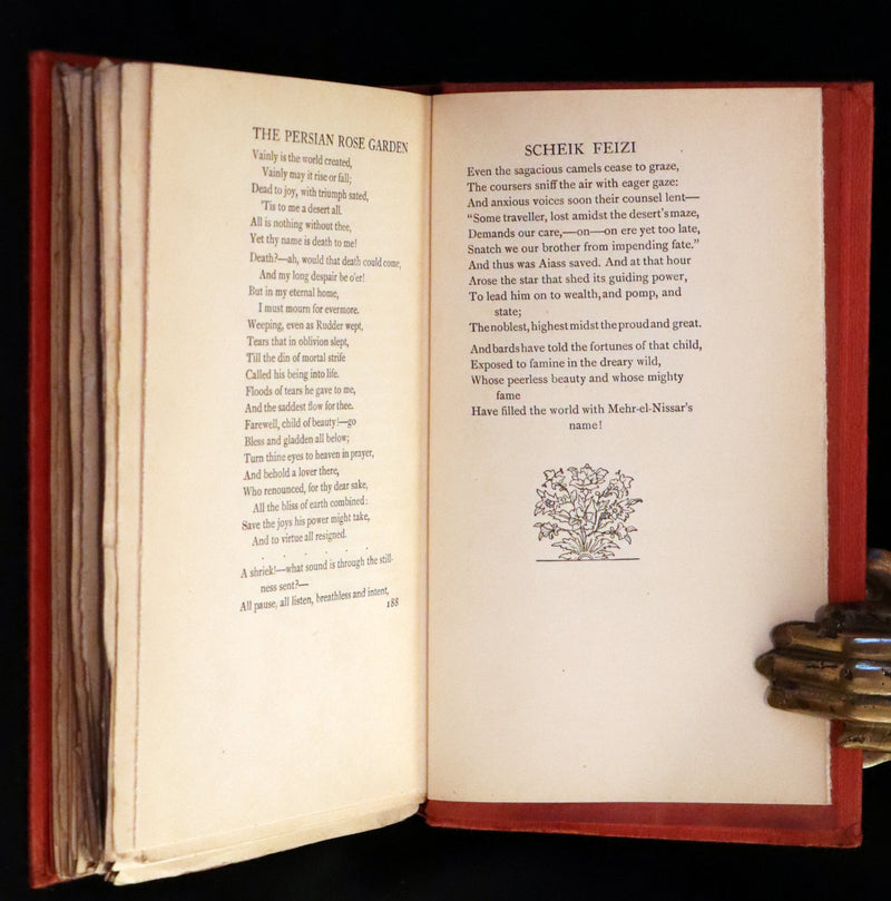 1913 Rare Book - The Rose Garden of Persia by Louisa Stuart Costello. Persian Poets.
