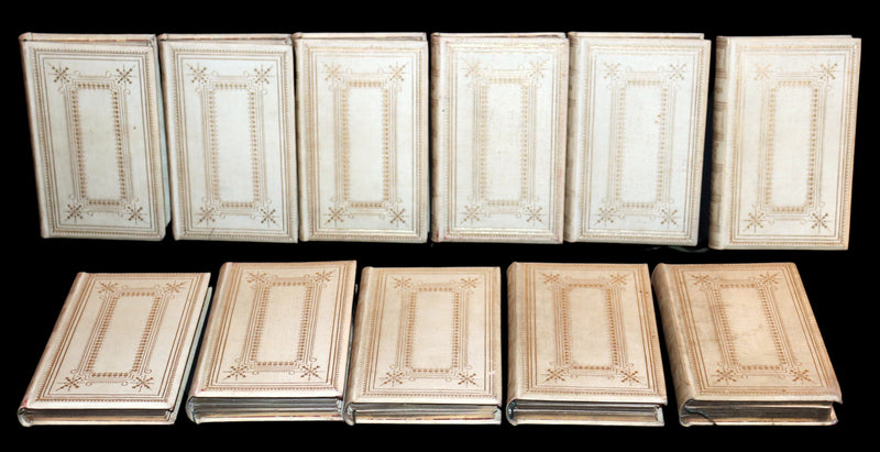 1870 Rare Victorian Edition - Tennyson Poetical Works (11 Volume Box Set). Idylls of the King Arthur, The Princess, The Holy Grail, etc.