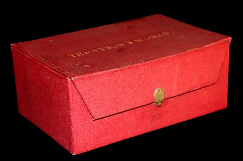 1870 Rare Victorian Edition - Tennyson Poetical Works (11 Volume Box Set). Idylls of the King Arthur, The Princess, The Holy Grail, etc.