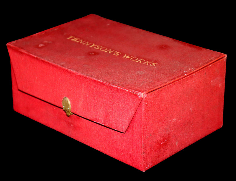 1870 Rare Victorian Edition - Tennyson Poetical Works (11 Volume Box Set). Idylls of the King Arthur, The Princess, The Holy Grail, etc.