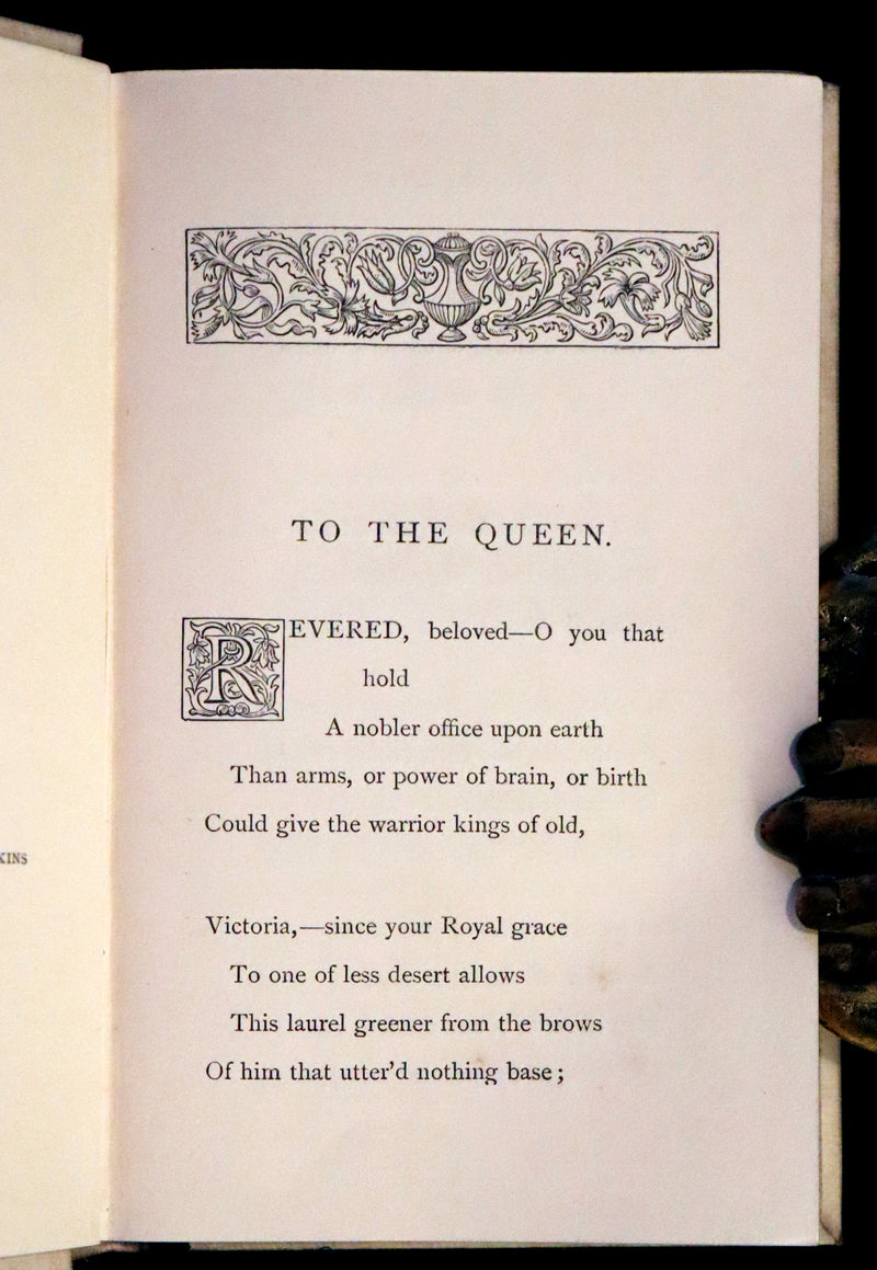 1870 Rare Victorian Edition - Tennyson Poetical Works (11 Volume Box Set). Idylls of the King Arthur, The Princess, The Holy Grail, etc.