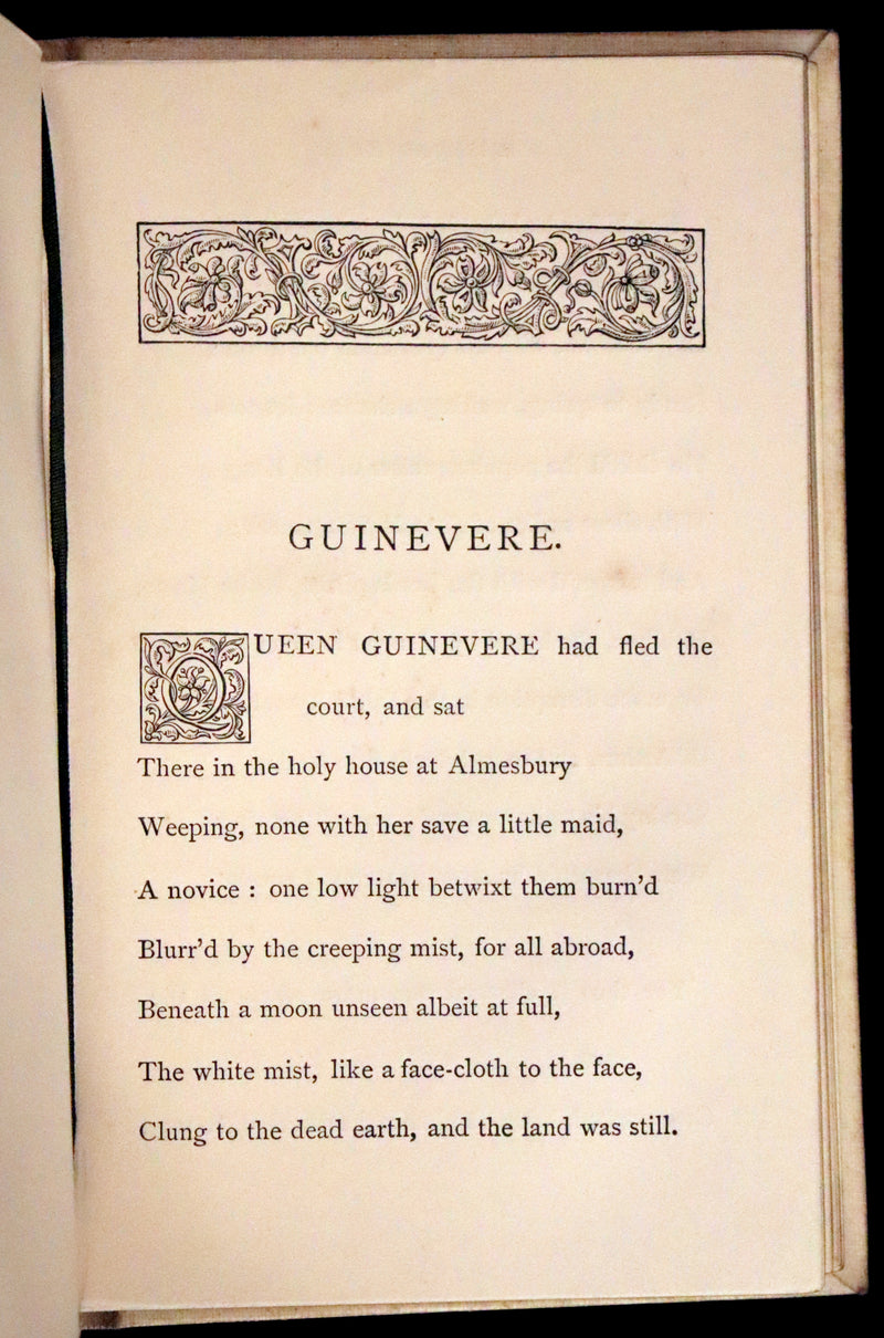 1870 Rare Victorian Edition - Tennyson Poetical Works (11 Volume Box Set). Idylls of the King Arthur, The Princess, The Holy Grail, etc.