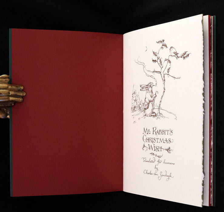 2007 Rare Edition - Mr. Rabbit's Christmas Wish Translated for Humans by Charles van Sandwyk.