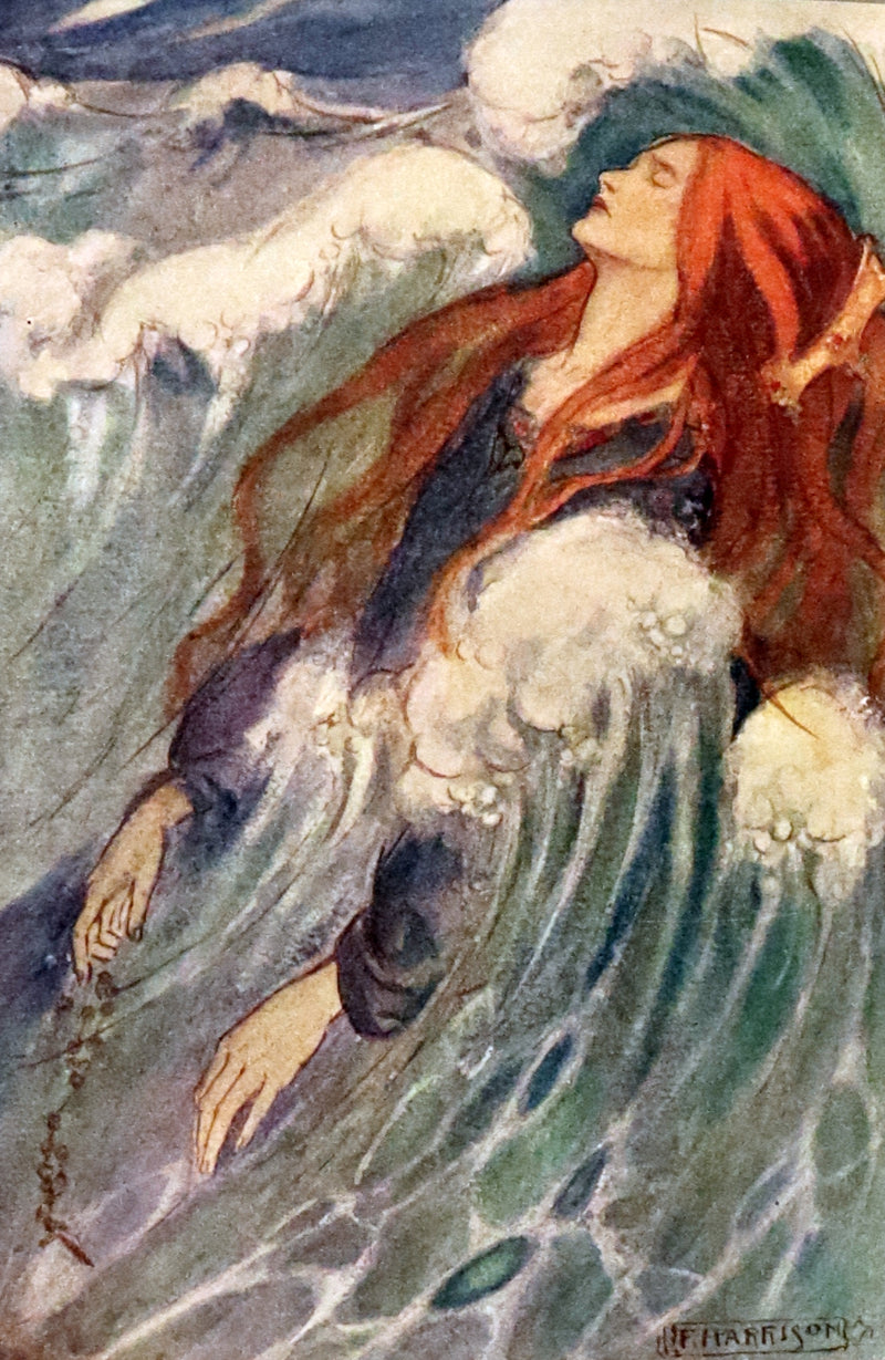 1910 Rare First Edition - Poems by Christina Rossetti Illustrated by Pre-Raphaelite Florence Harrison.