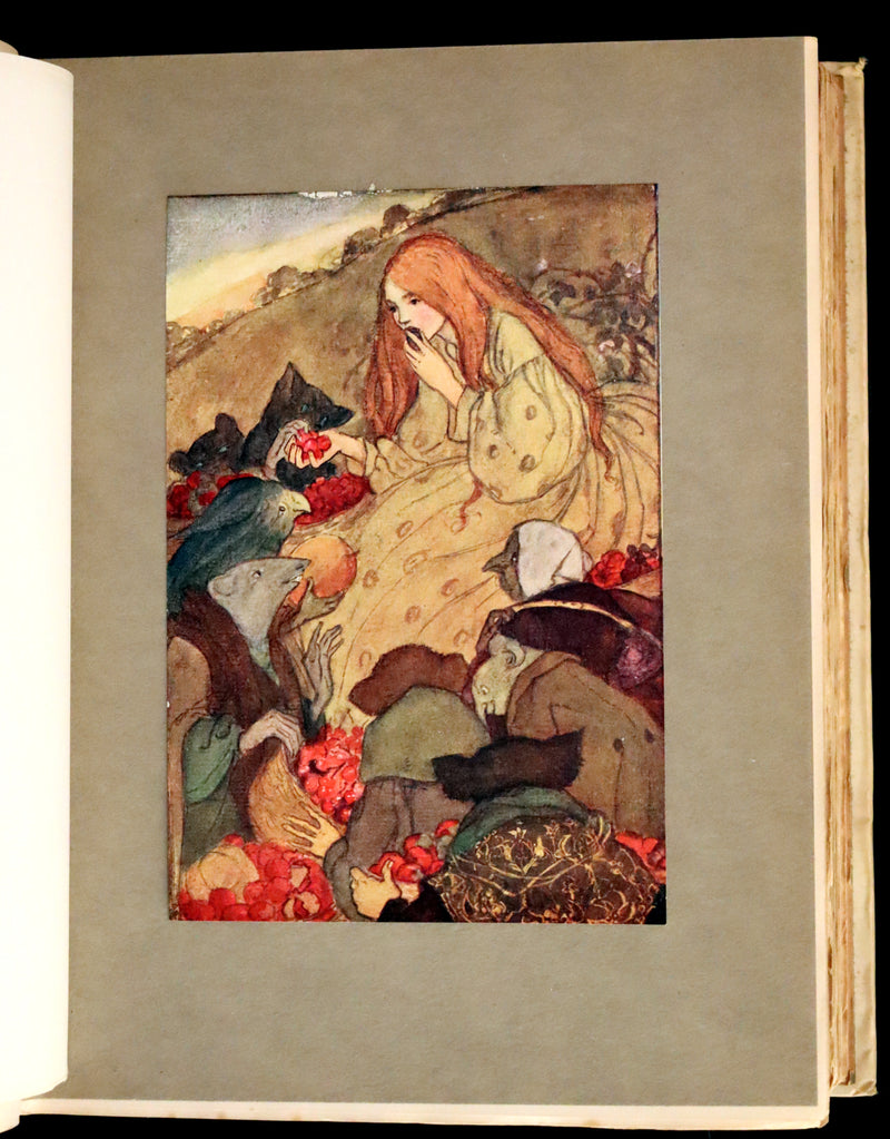 1910 Rare First Edition - Poems by Christina Rossetti Illustrated by Pre-Raphaelite Florence Harrison.