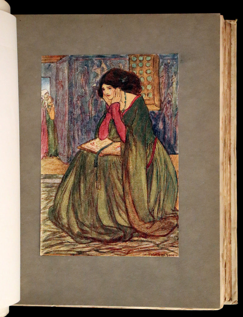 1910 Rare First Edition - Poems by Christina Rossetti Illustrated by Pre-Raphaelite Florence Harrison.