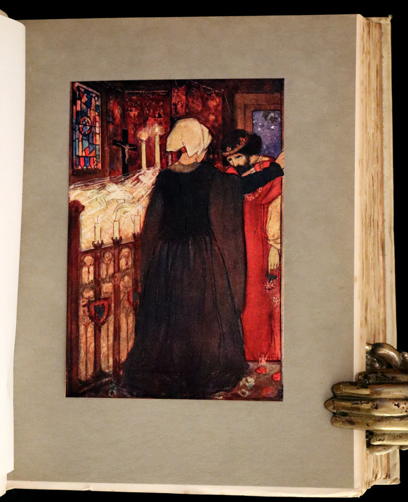 1910 Rare First Edition - Poems by Christina Rossetti Illustrated by Pre-Raphaelite Florence Harrison.