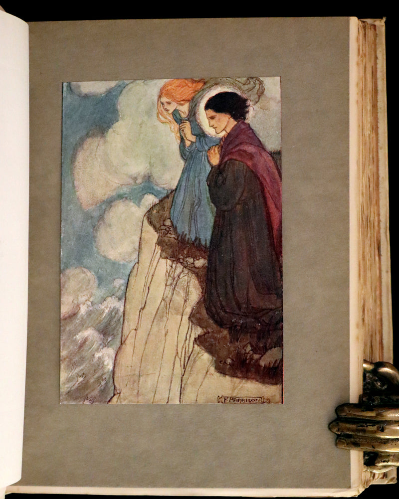 1910 Rare First Edition - Poems by Christina Rossetti Illustrated by Pre-Raphaelite Florence Harrison.