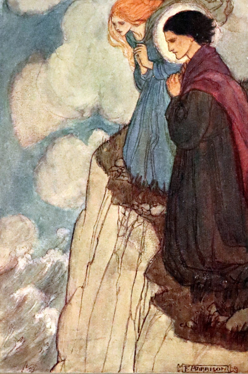 1910 Rare First Edition - Poems by Christina Rossetti Illustrated by Pre-Raphaelite Florence Harrison.