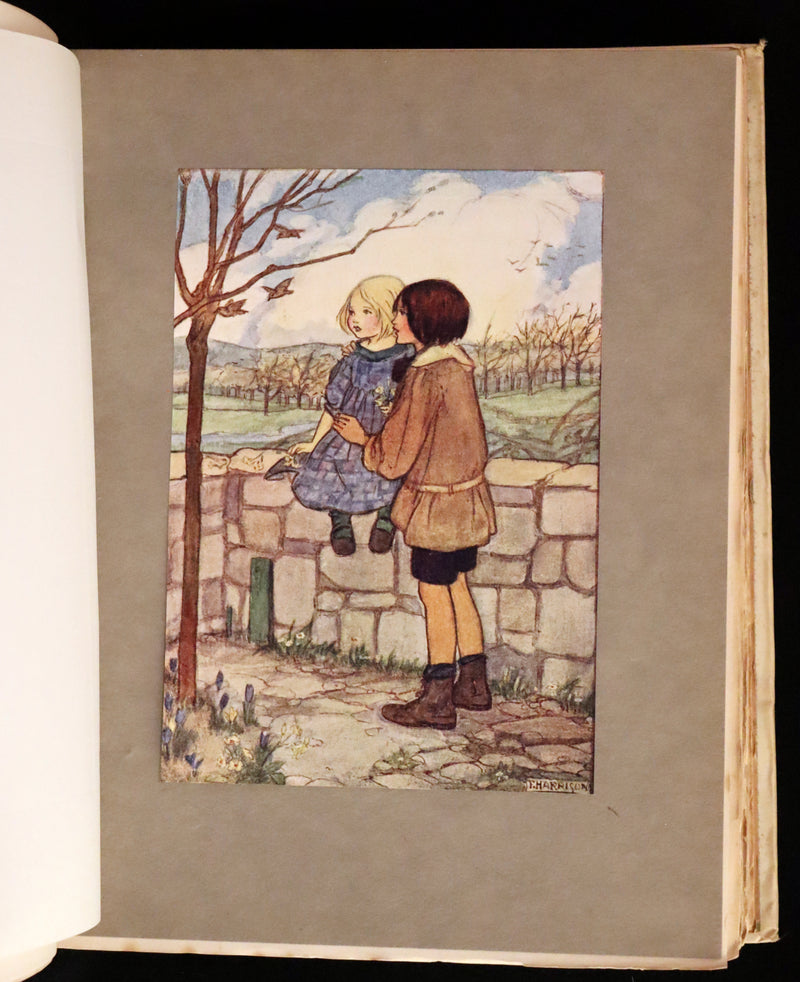 1910 Rare First Edition - Poems by Christina Rossetti Illustrated by Pre-Raphaelite Florence Harrison.