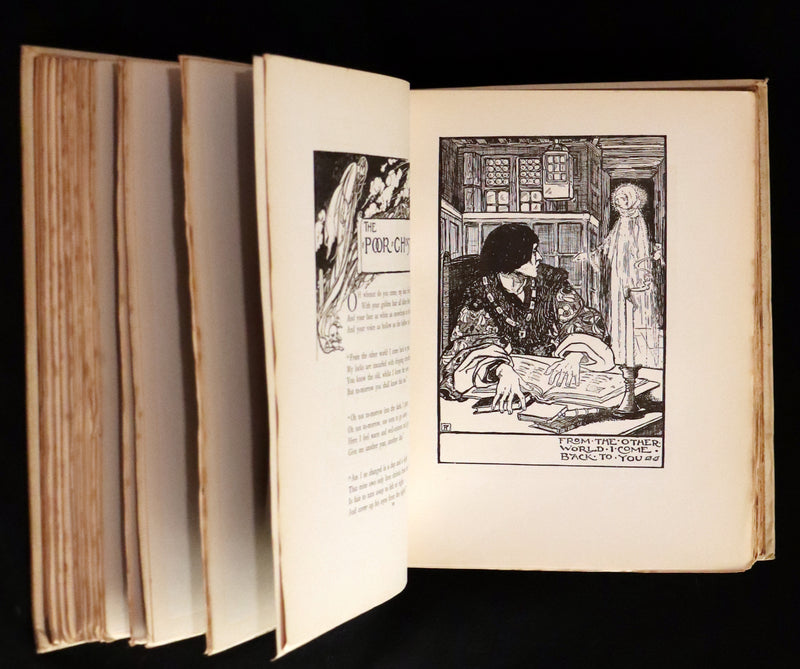 1910 Rare First Edition - Poems by Christina Rossetti Illustrated by Pre-Raphaelite Florence Harrison.