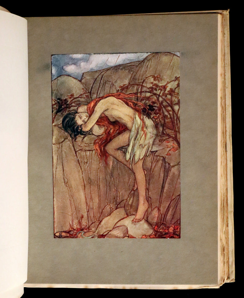 1910 Rare First Edition - Poems by Christina Rossetti Illustrated by Pre-Raphaelite Florence Harrison.