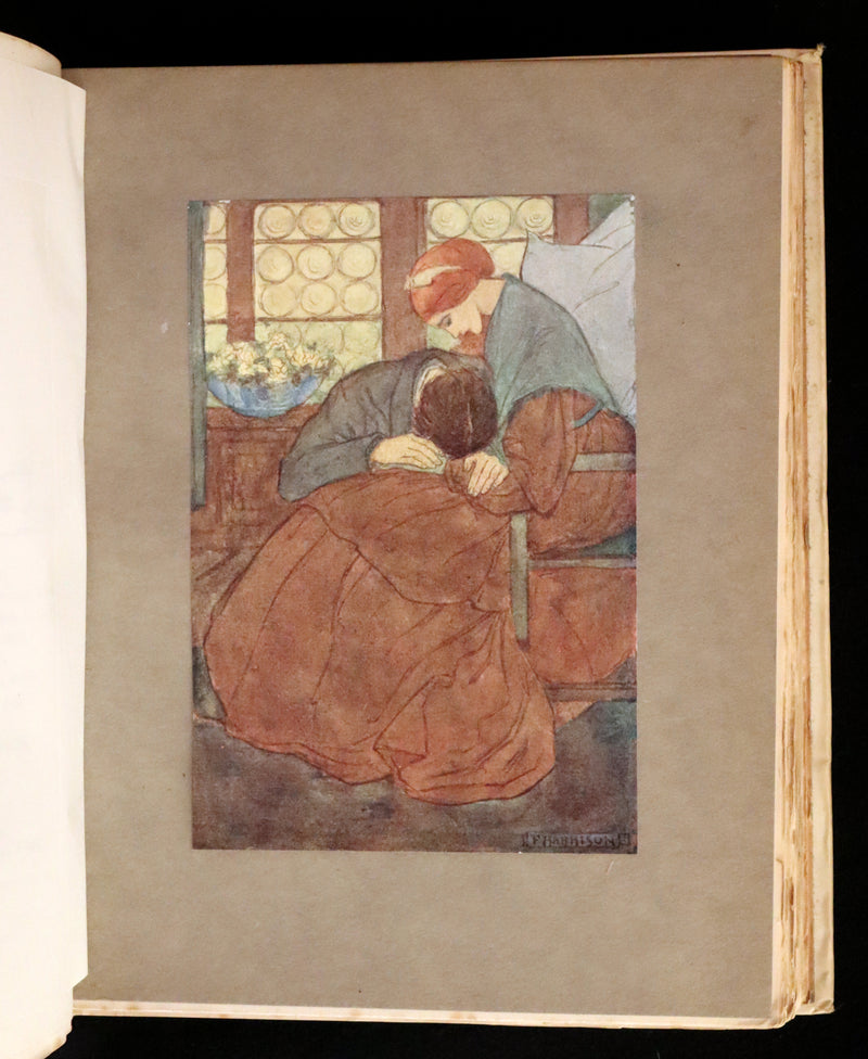 1910 Rare First Edition - Poems by Christina Rossetti Illustrated by Pre-Raphaelite Florence Harrison.
