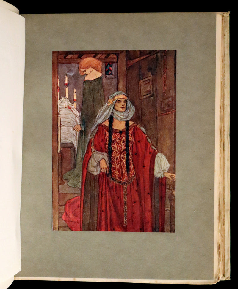 1910 Rare First Edition - Poems by Christina Rossetti Illustrated by Pre-Raphaelite Florence Harrison.