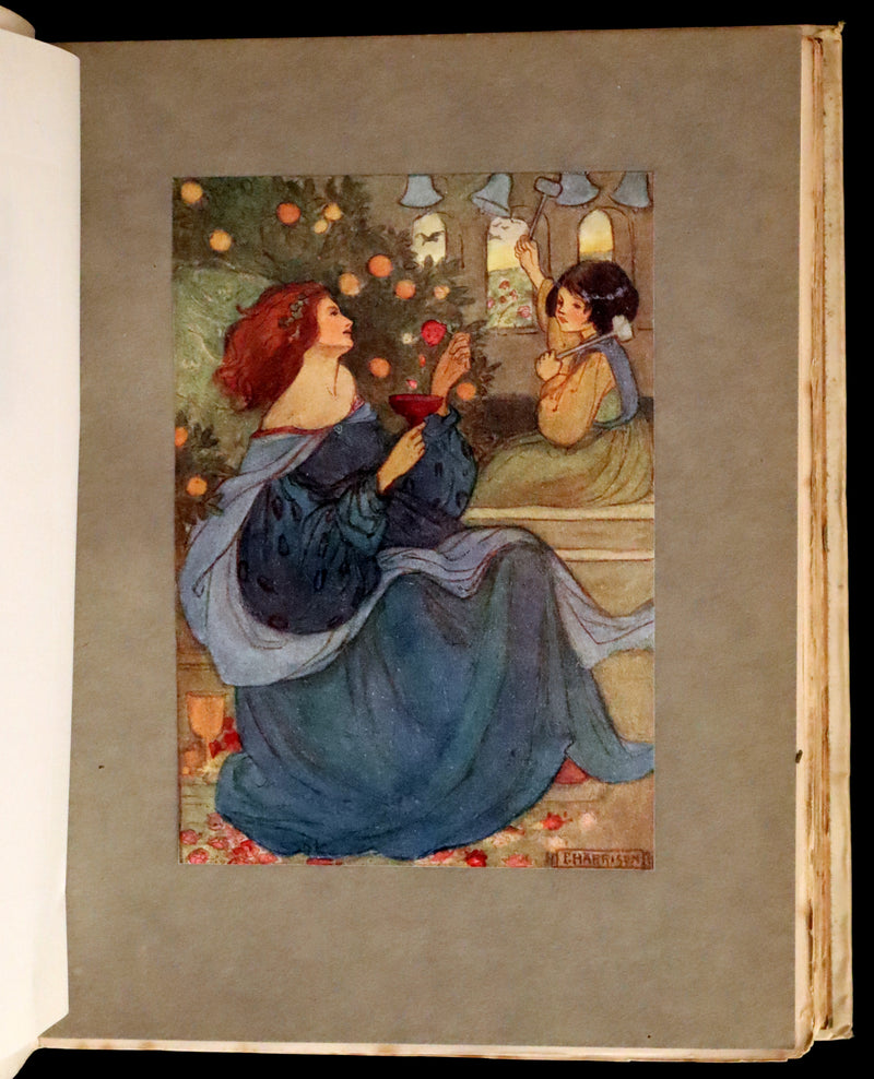 1910 Rare First Edition - Poems by Christina Rossetti Illustrated by Pre-Raphaelite Florence Harrison.