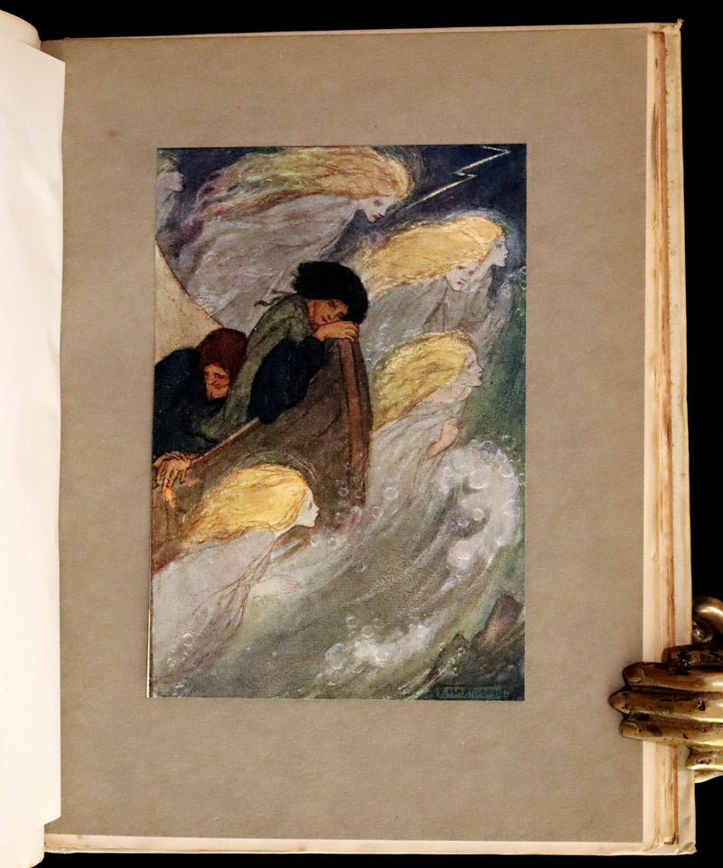 1910 Rare First Edition - Poems by Christina Rossetti Illustrated by Pre-Raphaelite Florence Harrison.