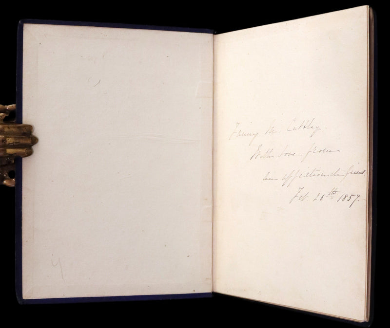 1856 Rare Victorian Book - EVANGELINE, A tale of Acadie by Henry Wadsworth Longfellow. Illustrated.