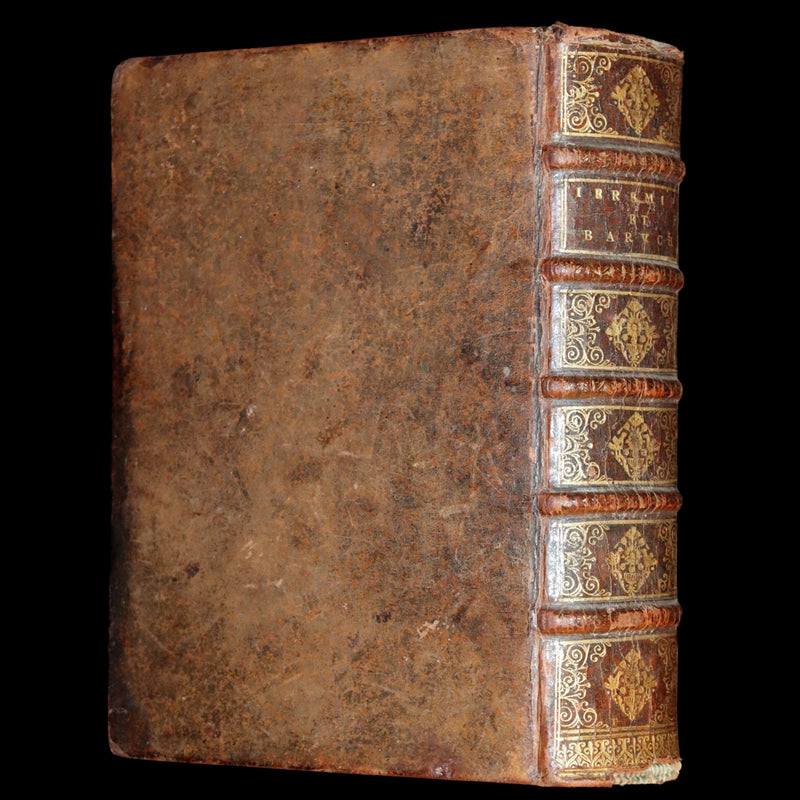 1690 Rare Latin French Bible - Book of Jeremiah and Baruch - Jeremie et Baruch.