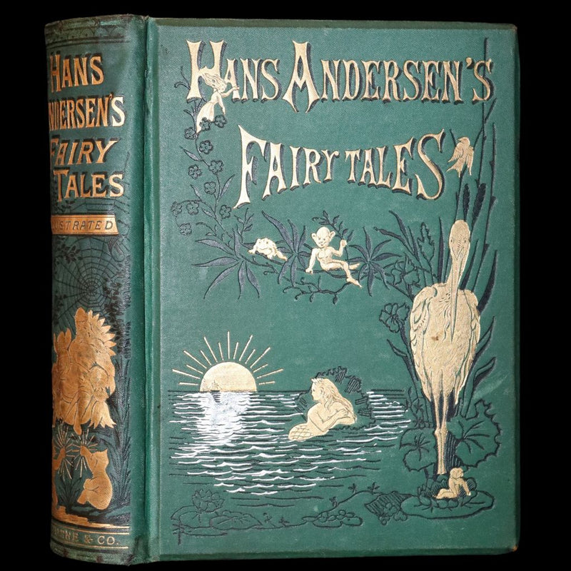 1885 Rare Victorian Book - Hans Christian Andersen's Fairy Tales with original illustrations.