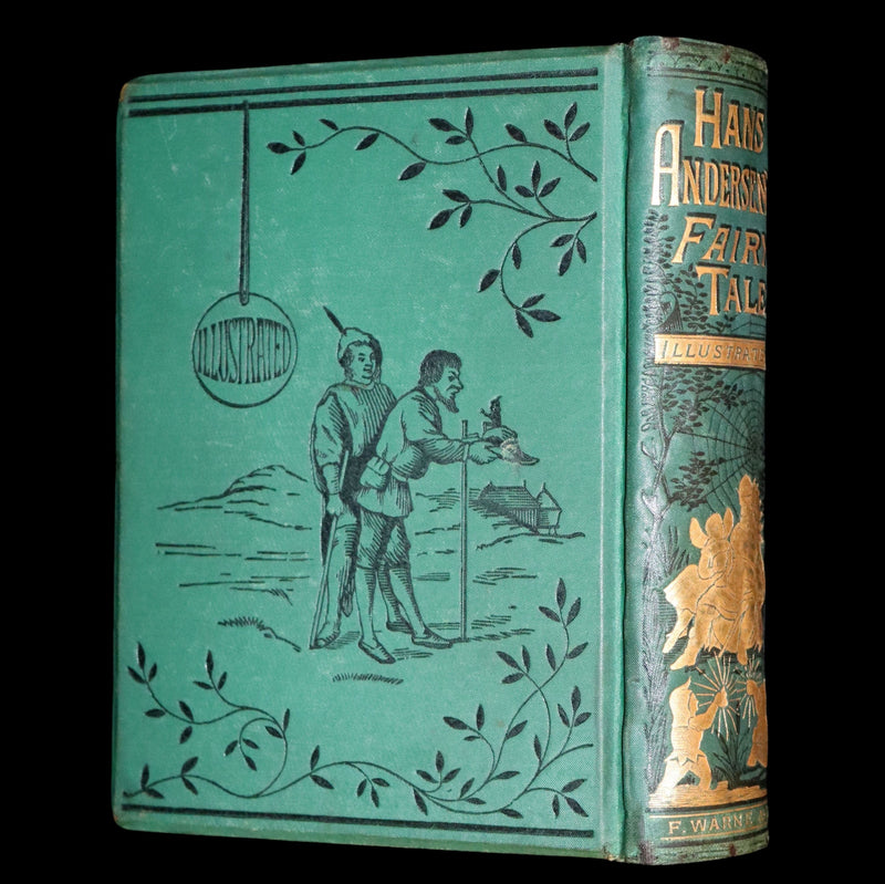 1885 Rare Victorian Book - Hans Christian Andersen's Fairy Tales with original illustrations.