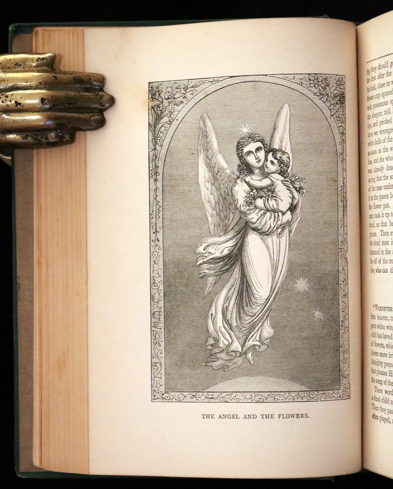 1885 Rare Victorian Book - Hans Christian Andersen's Fairy Tales with original illustrations.