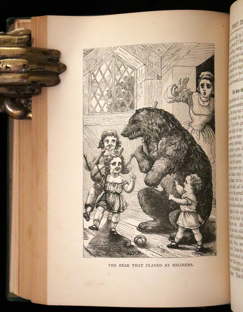 1885 Rare Victorian Book - Hans Christian Andersen's Fairy Tales with original illustrations.