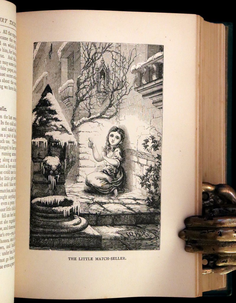 1885 Rare Victorian Book - Hans Christian Andersen's Fairy Tales with original illustrations.