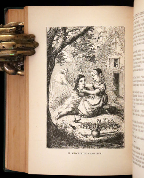 1885 Rare Victorian Book - Hans Christian Andersen's Fairy Tales with original illustrations.