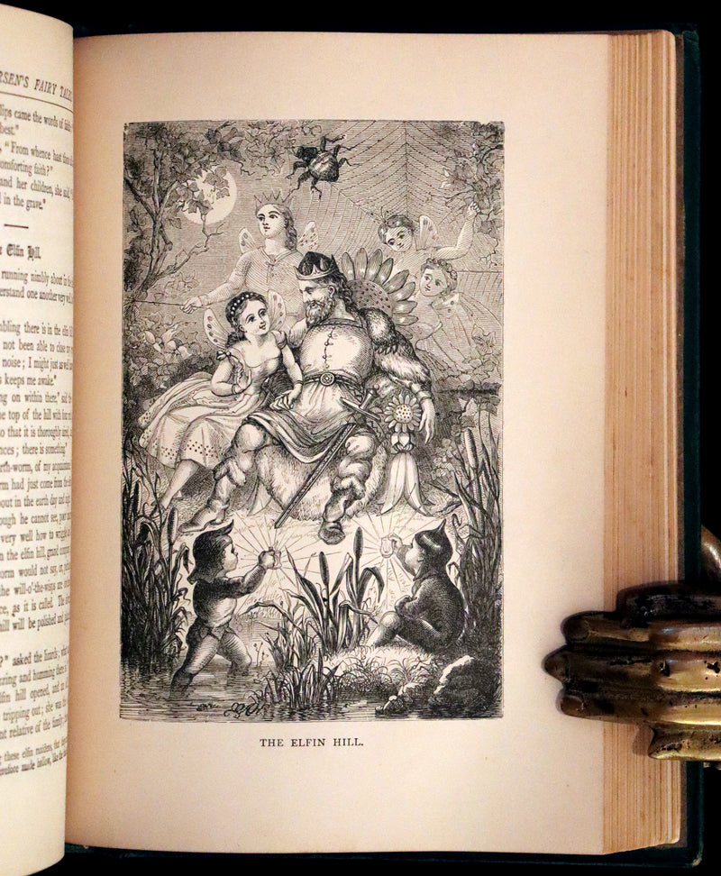 1885 Rare Victorian Book - Hans Christian Andersen's Fairy Tales with original illustrations.