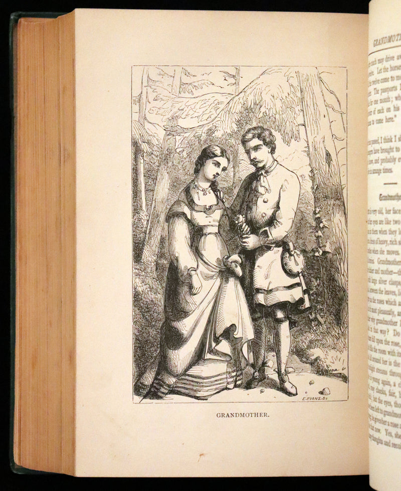 1885 Rare Victorian Book - Hans Christian Andersen's Fairy Tales with original illustrations.