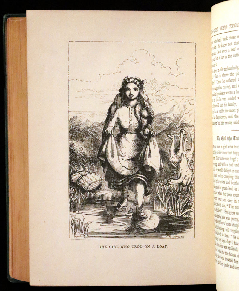 1885 Rare Victorian Book - Hans Christian Andersen's Fairy Tales with original illustrations.