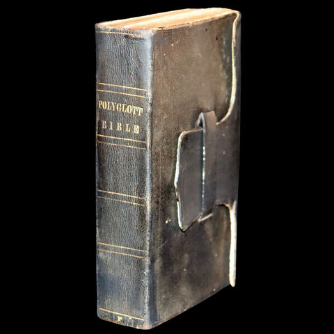 1852 Rare Pocket Book - Portland - Holy Bible - Old & New Testament by Sanborn and Carter.