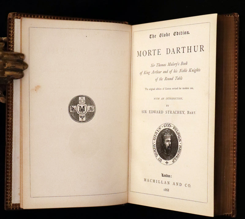 1868 Rare First Globe Edition - Le Morte Darthur, King Arthur and of His Noble Knights of the Round Table.