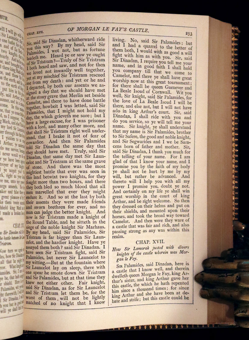1868 Rare First Globe Edition - Le Morte Darthur, King Arthur and of His Noble Knights of the Round Table.