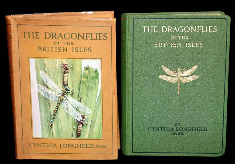 1937 Rare First Edition - The Dragonflies of the British Isles by Madame Dragonfly, Cynthia Longfield.
