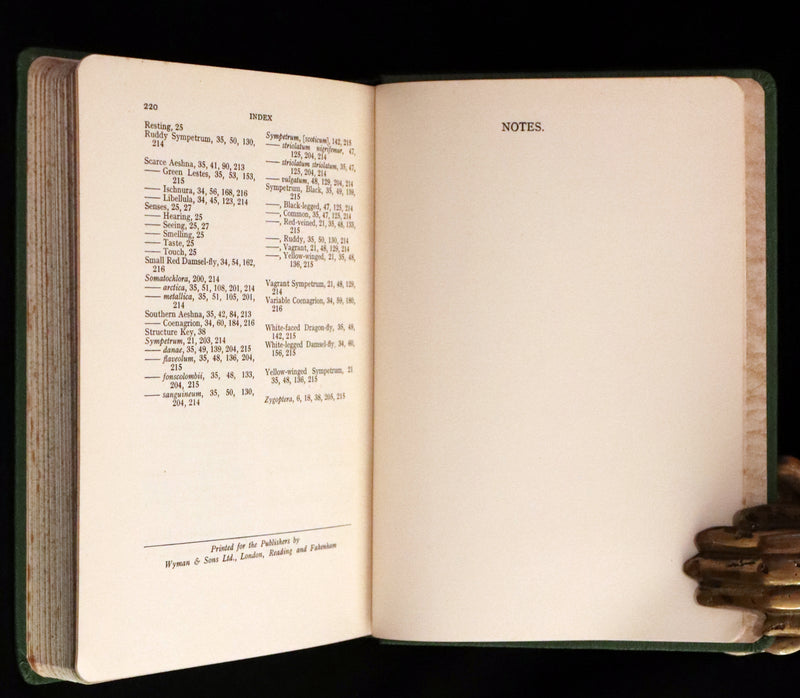 1937 Rare First Edition - The Dragonflies of the British Isles by Madame Dragonfly, Cynthia Longfield.