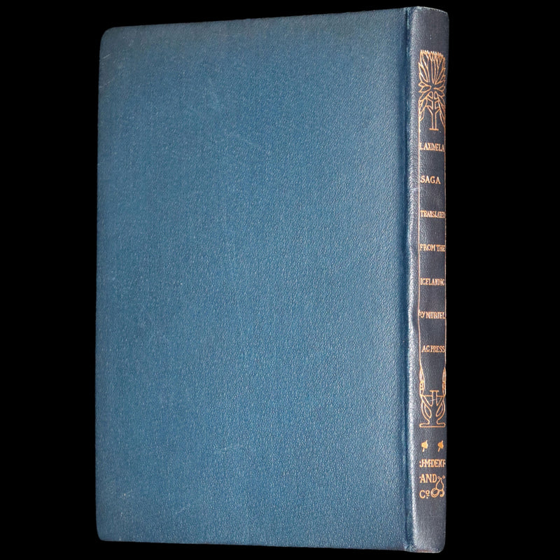 1899 Rare First English Edition - Laxdaela Saga. 13th Century Icelandic Saga translated by Muriel A.C. Press.