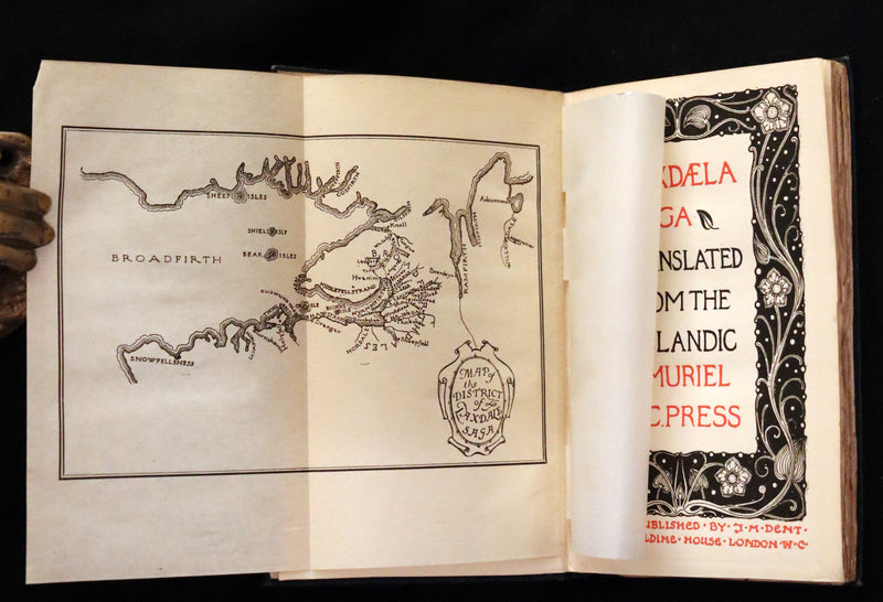 1899 Rare First English Edition - Laxdaela Saga. 13th Century Icelandic Saga translated by Muriel A.C. Press.