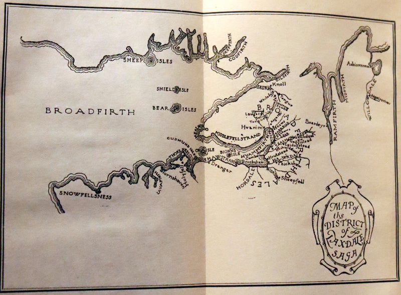 1899 Rare First English Edition - Laxdaela Saga. 13th Century Icelandic Saga translated by Muriel A.C. Press.
