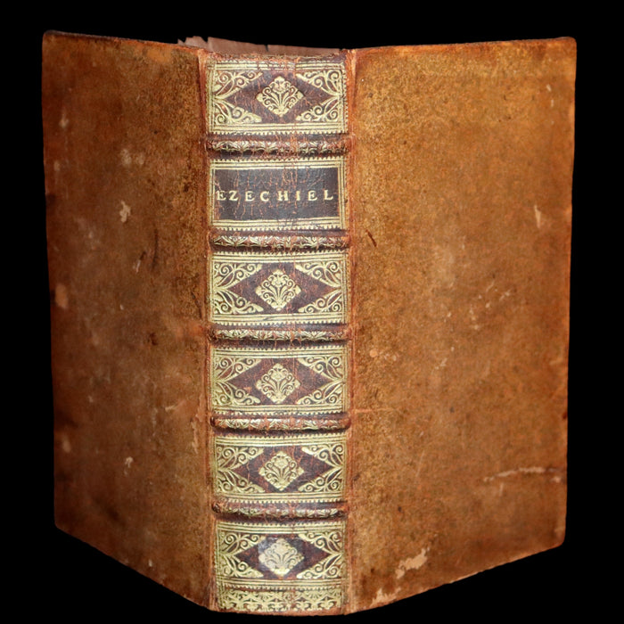 1692 Rare Latin French Book Bible - Book of Ezekiel - Ezechiel by Le Maistre de Sacy