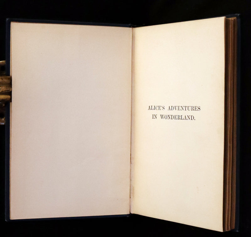 1899 Rare Edition in Blue - Alice's Adventures in Wonderland by Lewis Carroll.