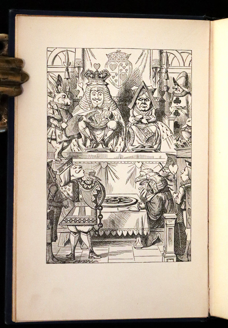 1899 Rare Edition in Blue - Alice's Adventures in Wonderland by Lewis Carroll.