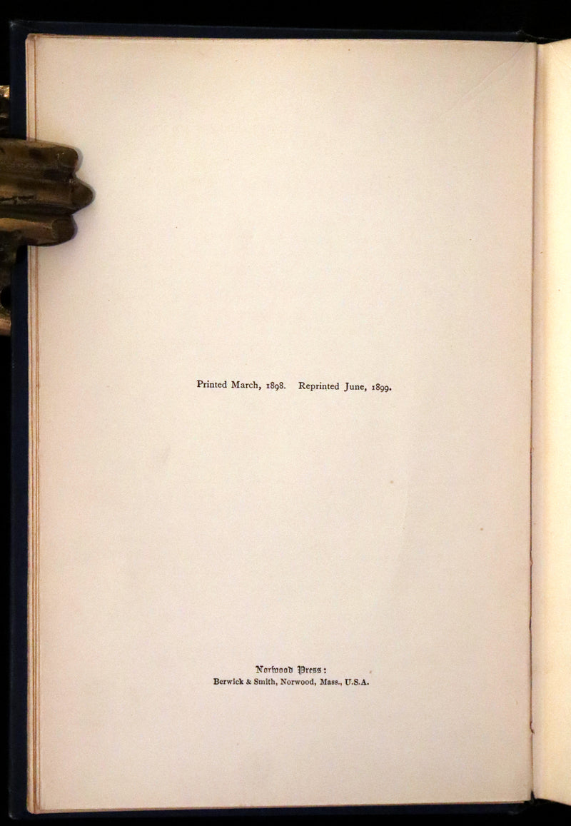 1899 Rare Edition in Blue - Alice's Adventures in Wonderland by Lewis Carroll.