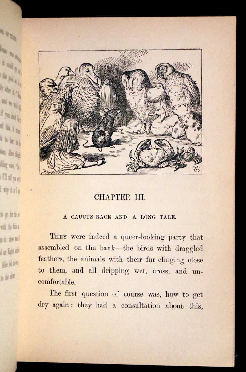 1899 Rare Edition in Blue - Alice's Adventures in Wonderland by Lewis Carroll.