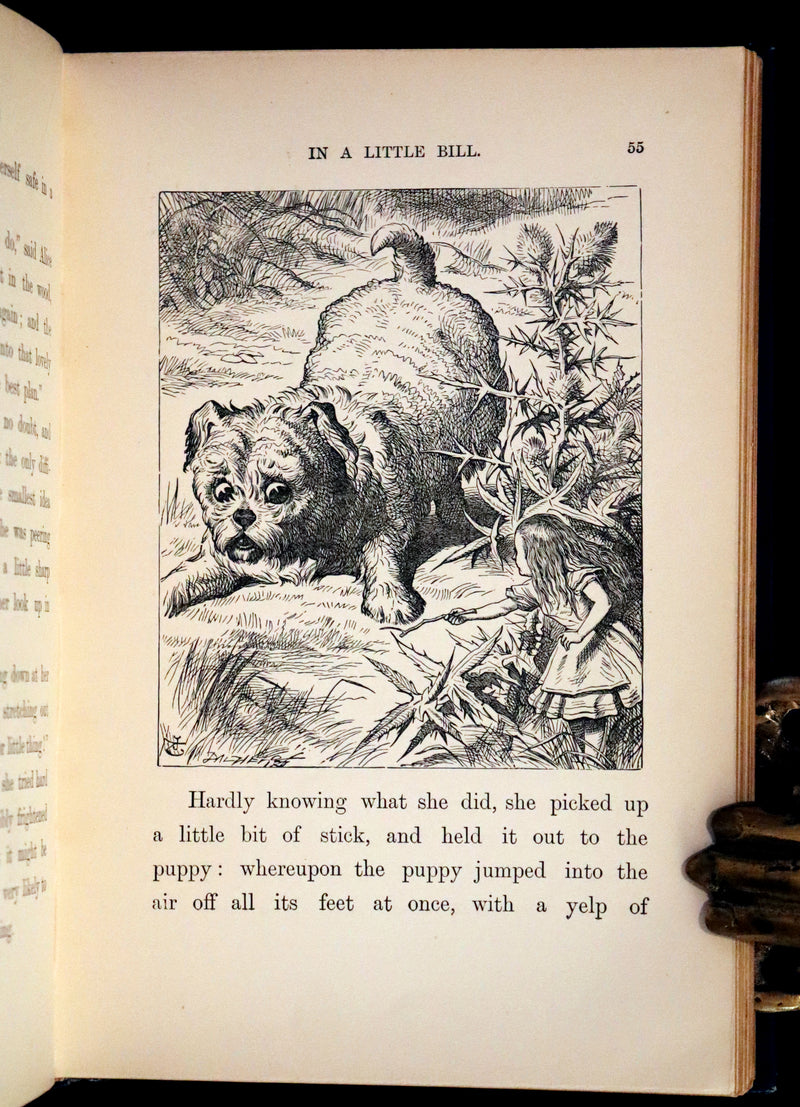 1899 Rare Edition in Blue - Alice's Adventures in Wonderland by Lewis Carroll.