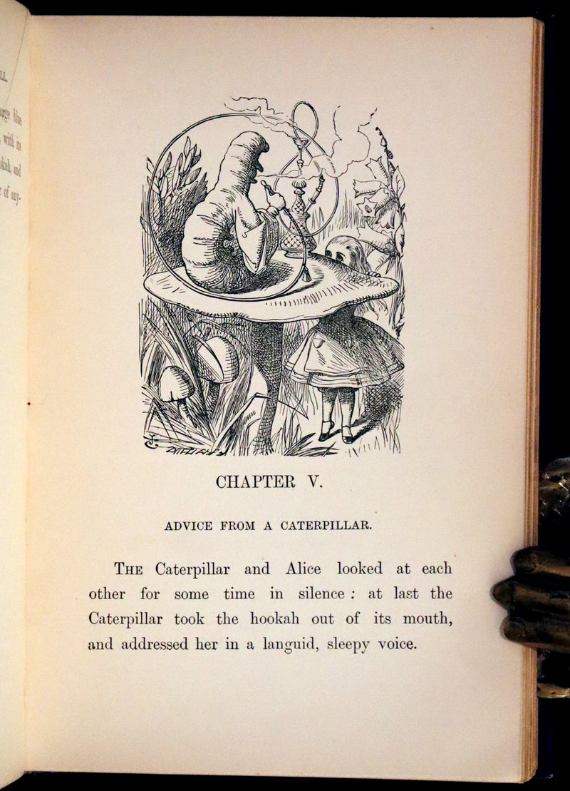 1899 Rare Edition in Blue - Alice's Adventures in Wonderland by Lewis Carroll.