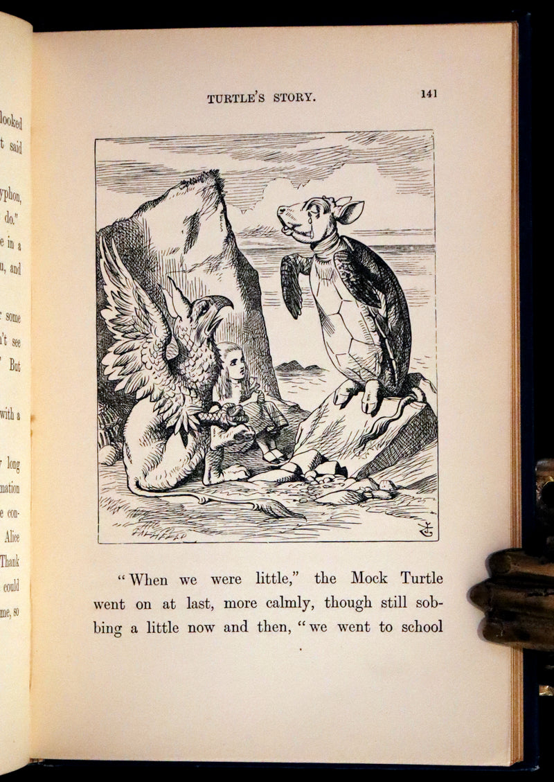1899 Rare Edition in Blue - Alice's Adventures in Wonderland by Lewis Carroll.